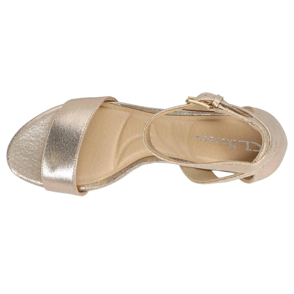 CL By Laundry Go On Starstone Metallic Ankle Strap Sandals 4