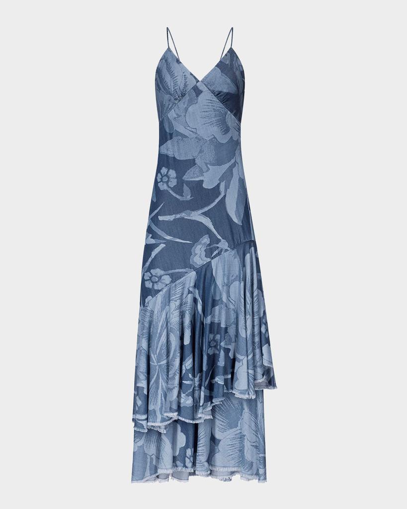 ETRO Etro Floral Print Asymmetric Midi Dress - Dresses