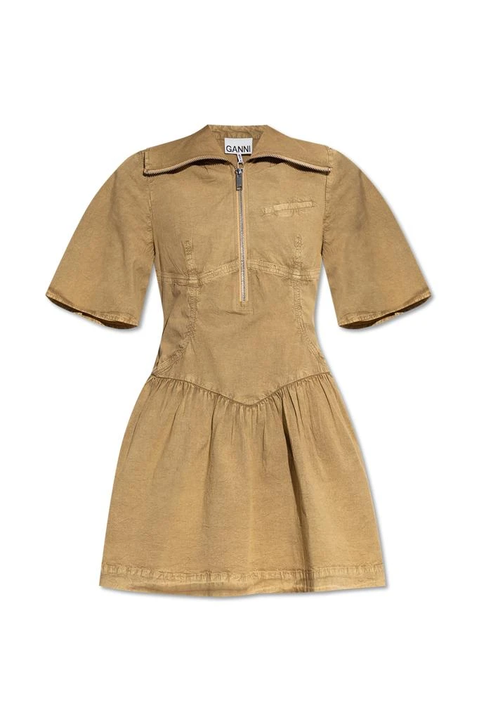 Ganni Dress with a collar 1