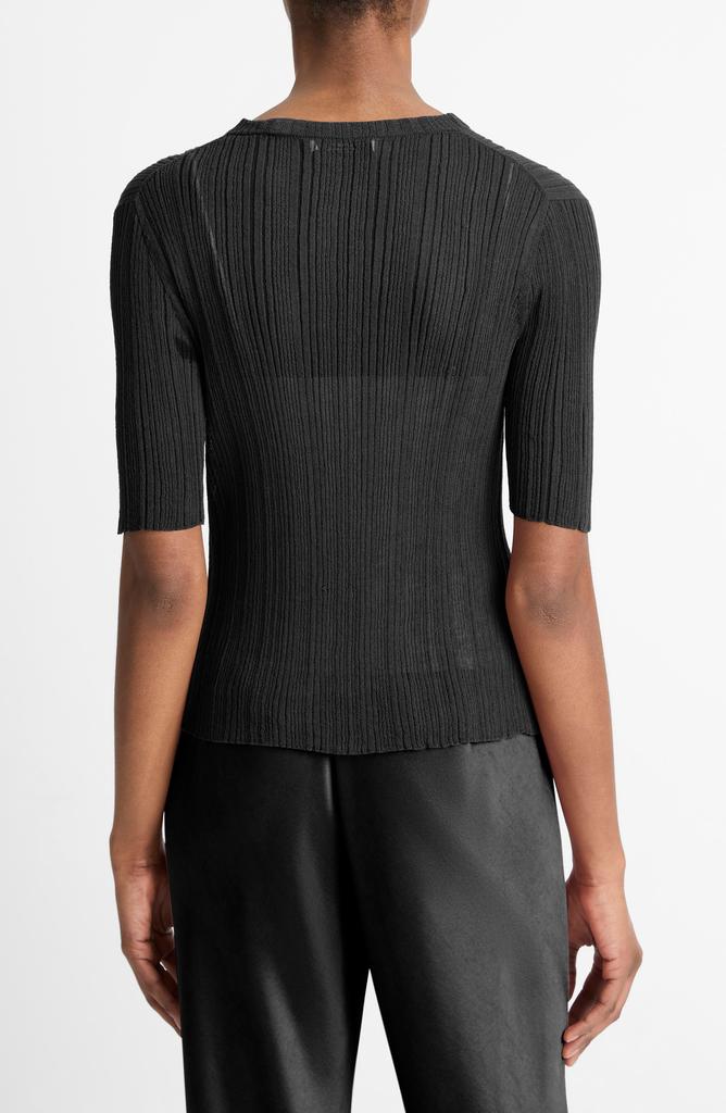 Vince Double Layer Rib Top