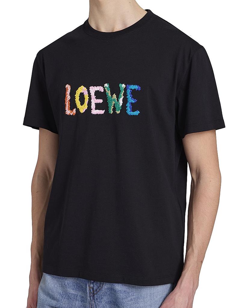 Shop Logo Cotton-Blend Relaxed-Fit T-Shirt on Sale at