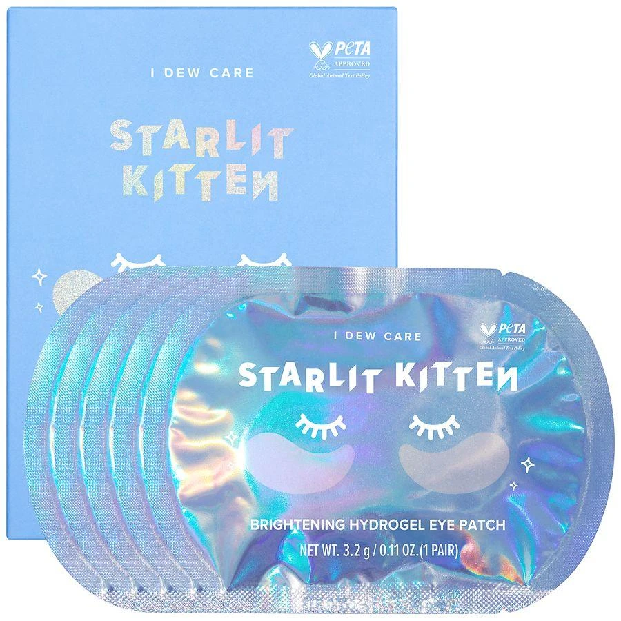 I Dew Care Starlit Kitten Brightening Hydrogel Eye Patch Set