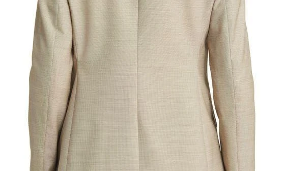 Hugo Boss Janeri Virgin Wool One-Button Blazer 8