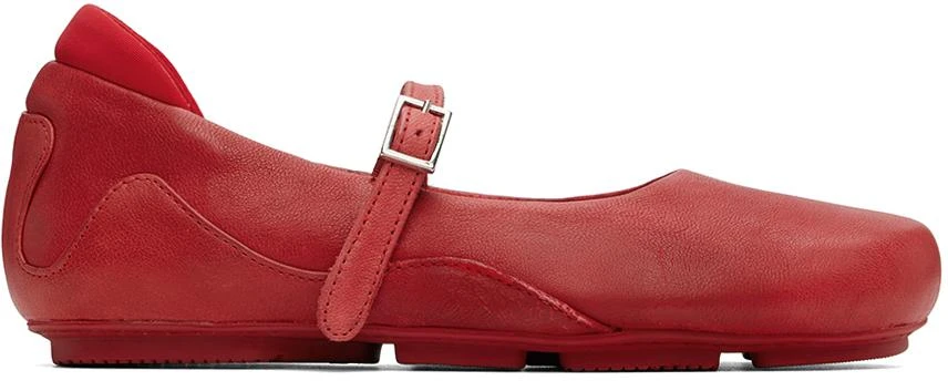 Eckhaus Latta Red Mary Jane Sneaker Ballerina Flats 1