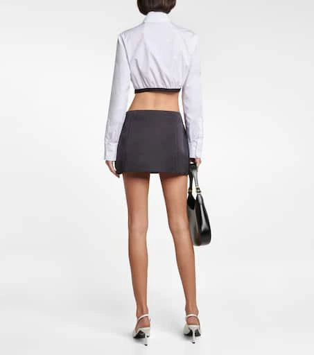 Prada Cropped cotton shirt 3