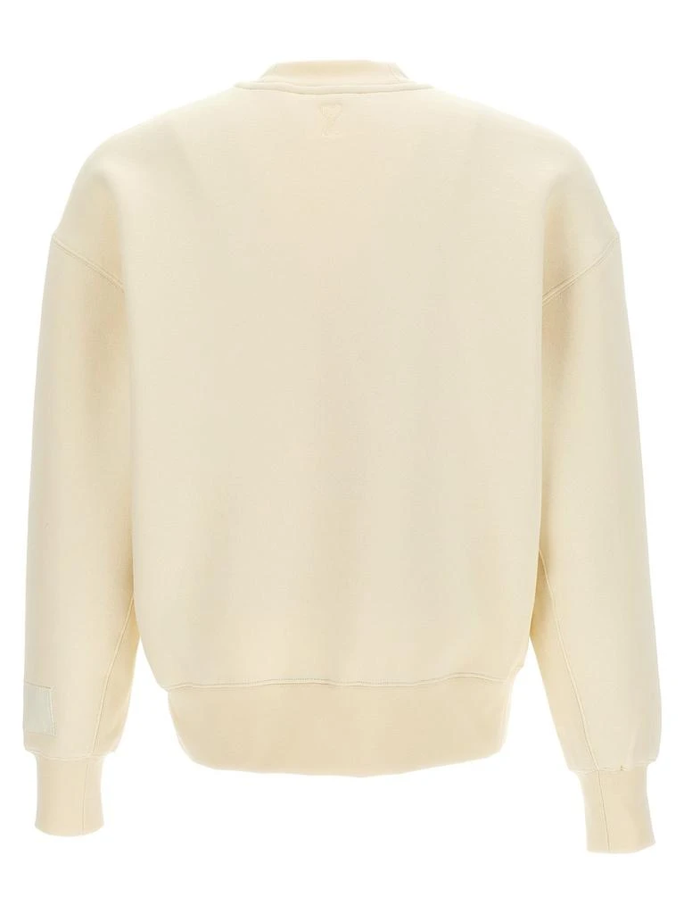 AMI AMI Paris Logo Patch Crewneck Sweatshirt 2