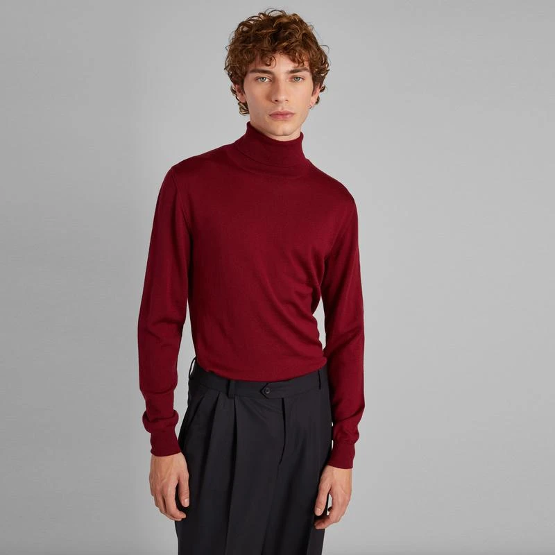L'Exception Paris Merino Turtleneck Jumper Bordeaux L'EXCEPTION PARIS 1