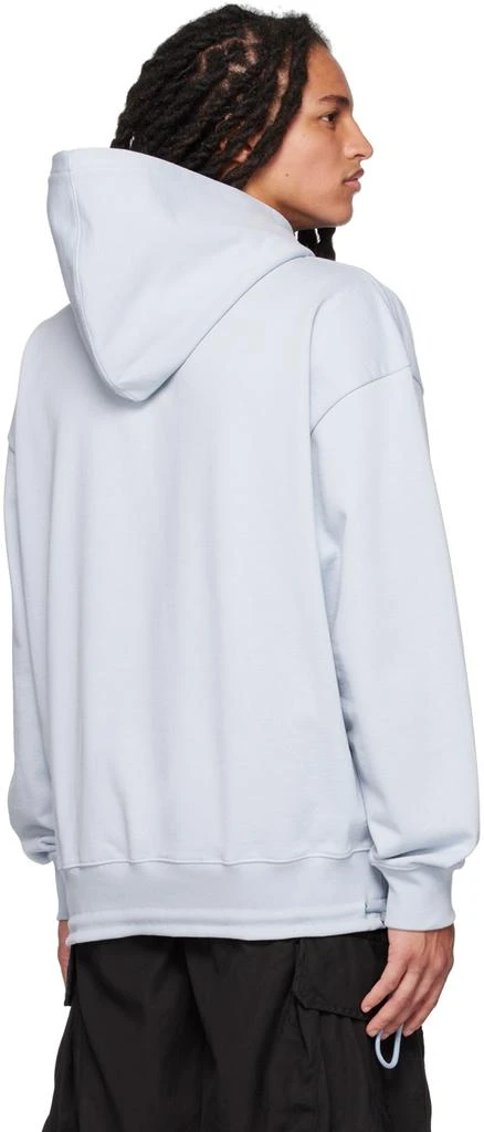 RTA Blue Embossed Hoodie 3