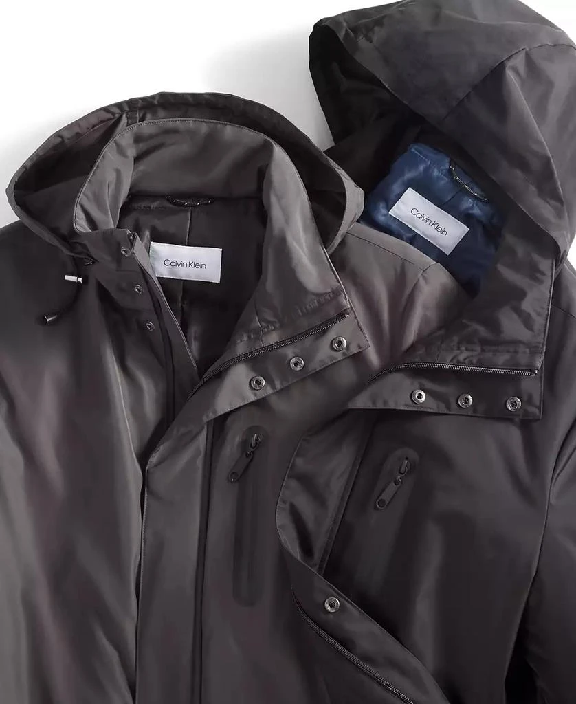 Calvin Klein Men's Slim-Fit Raincoat 4
