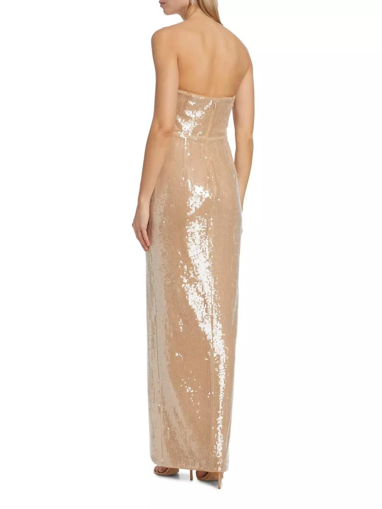 Self Portrait Sequined Column Gown 5