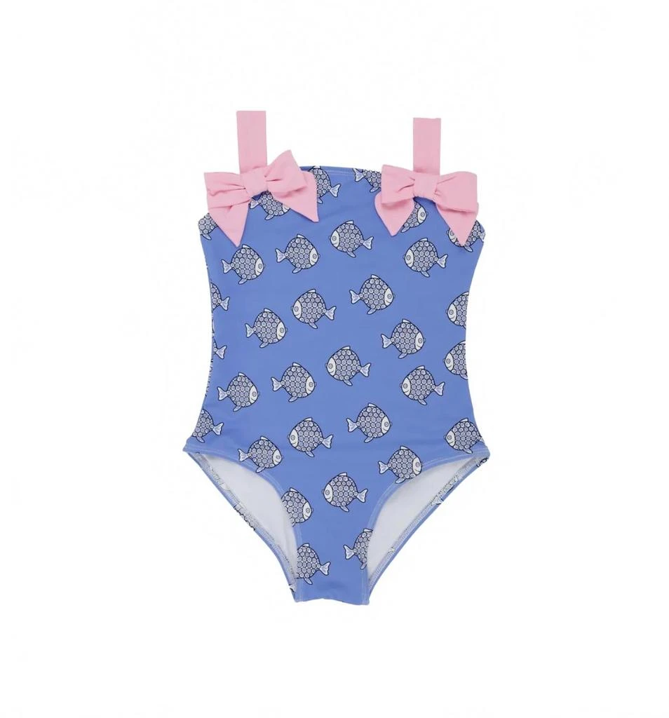 The Beaufort Bonnet Company Shannon Bow Bathing Suit In Little Fishes 4