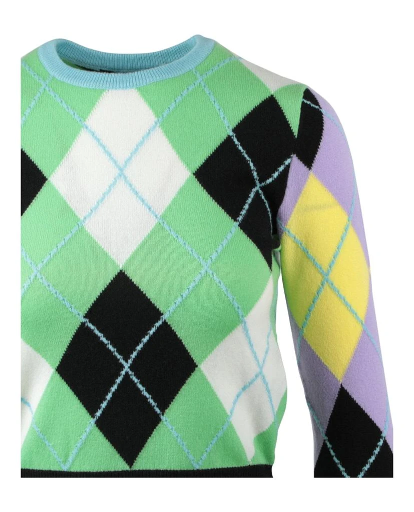 Versace Argyle Patterned Cashmere Sweater 3