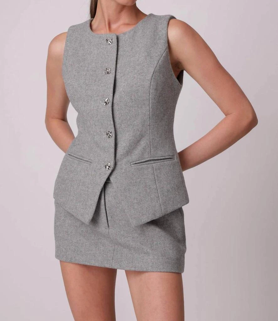 Line & Dot Line And Dot - Damson Vest 5