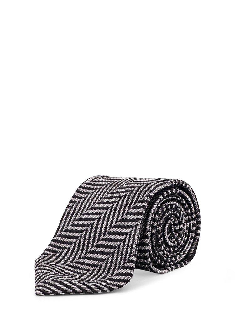 Tom Ford Tom Ford	Logo Embroidered Tie