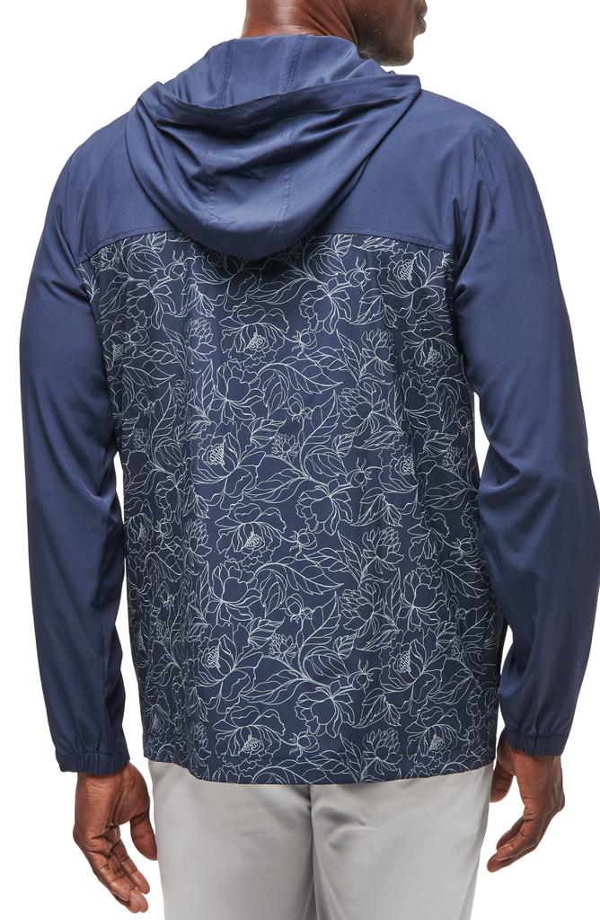 Travis Mathew Blooming Orchid Colorbock Quarter Zip Hoodie