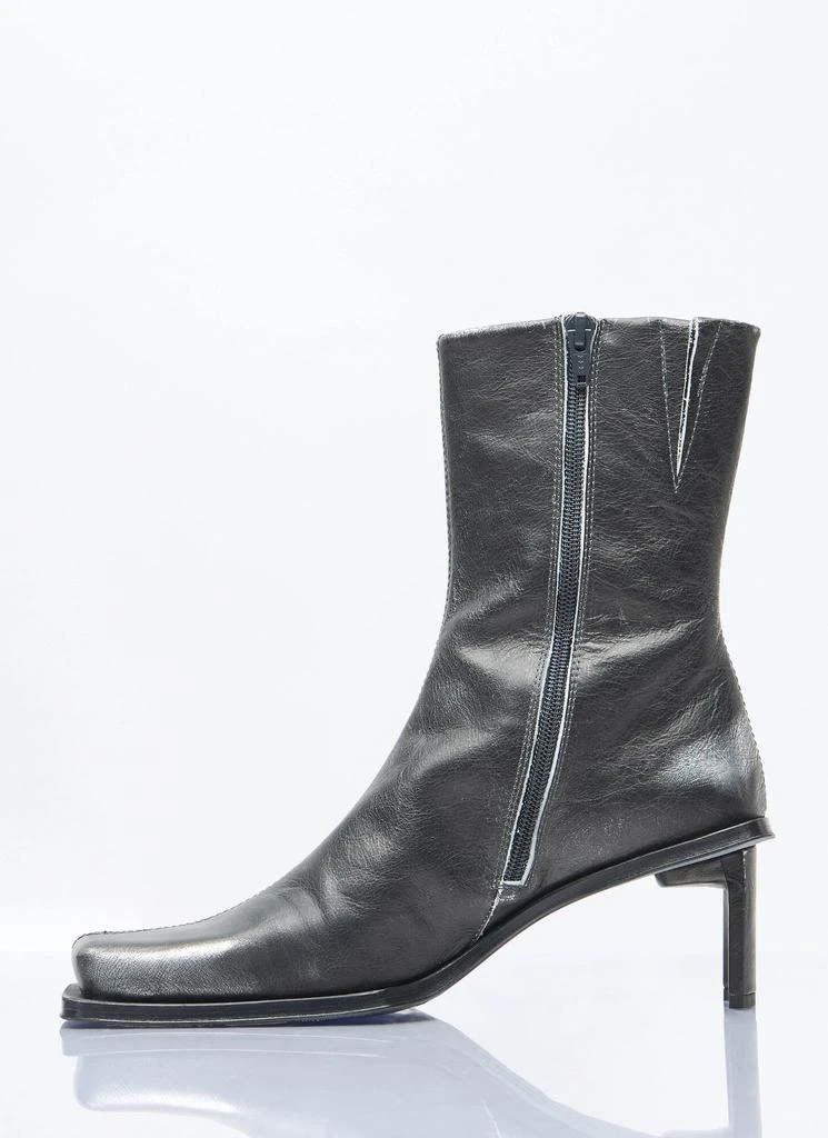 MIISTA Brenda Brush Off Metal Ankle Boots 4