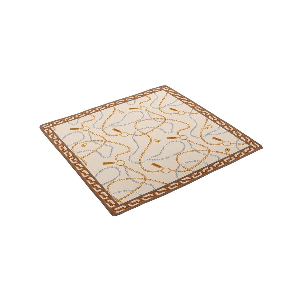 LePARMENTIER Paris Heritage Chain and Pearls Silk Bandana 2