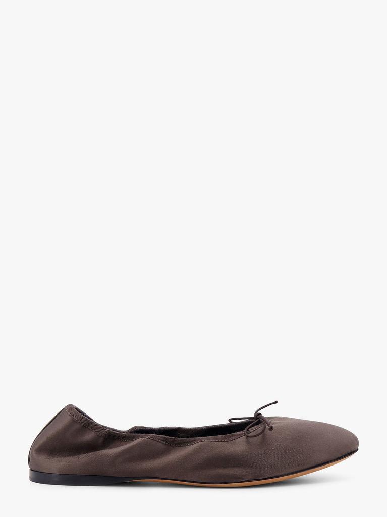 The Row Awar flat satin ballerinas