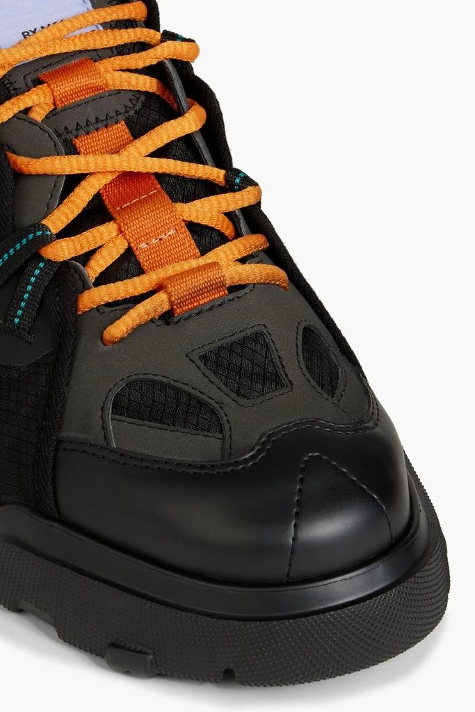 Alexander McQueen Orbyt 2.0 suede-trimmed ripstop sneakers 4