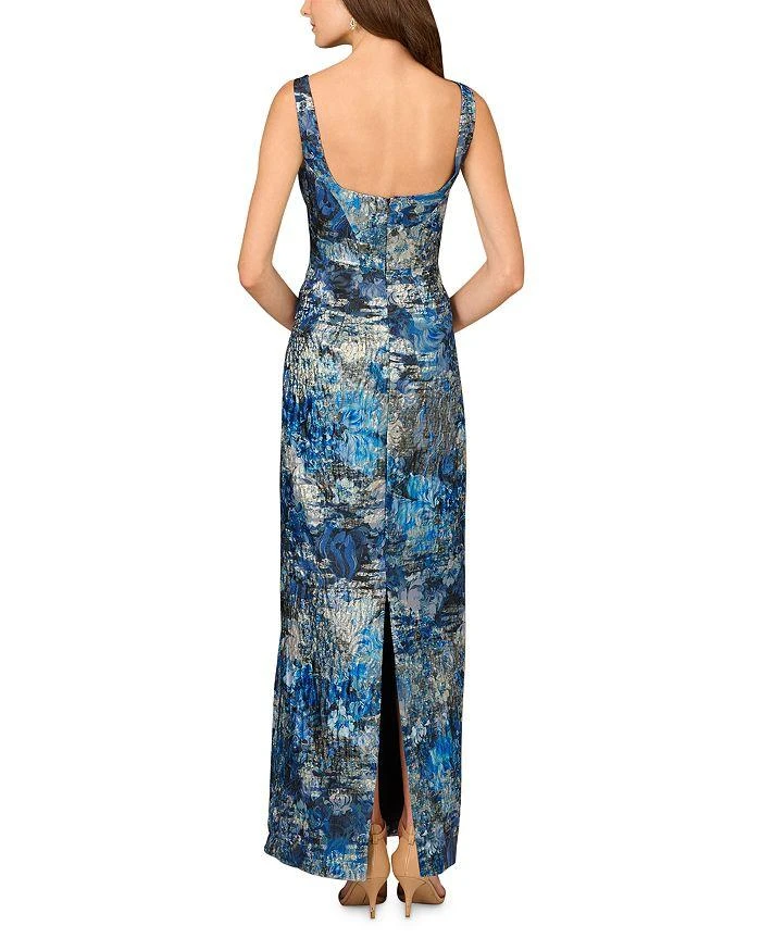 Aidan Mattox Printed Jacquard Gown 2