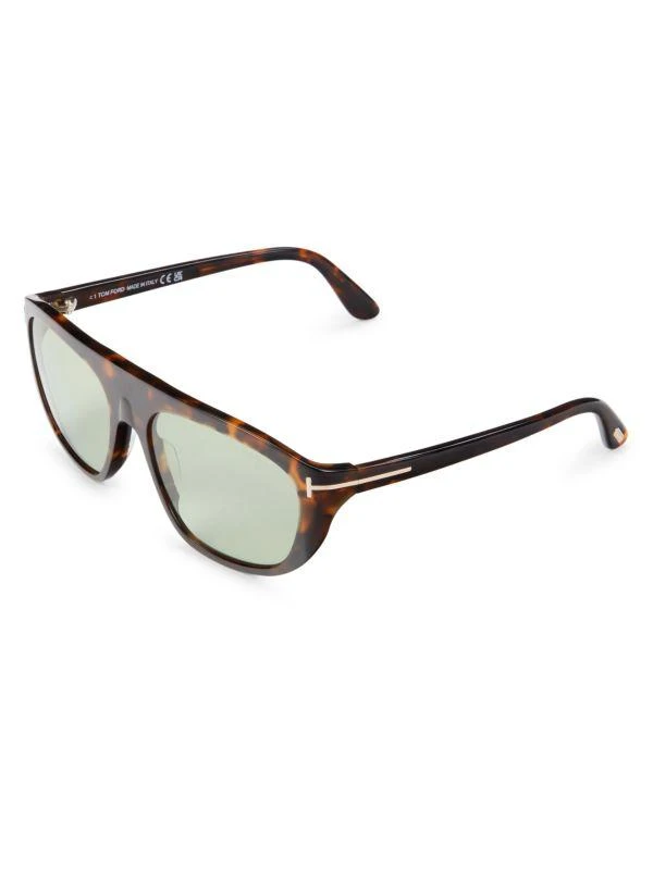 TOM FORD 58MM Rectangle Sunglasses 2