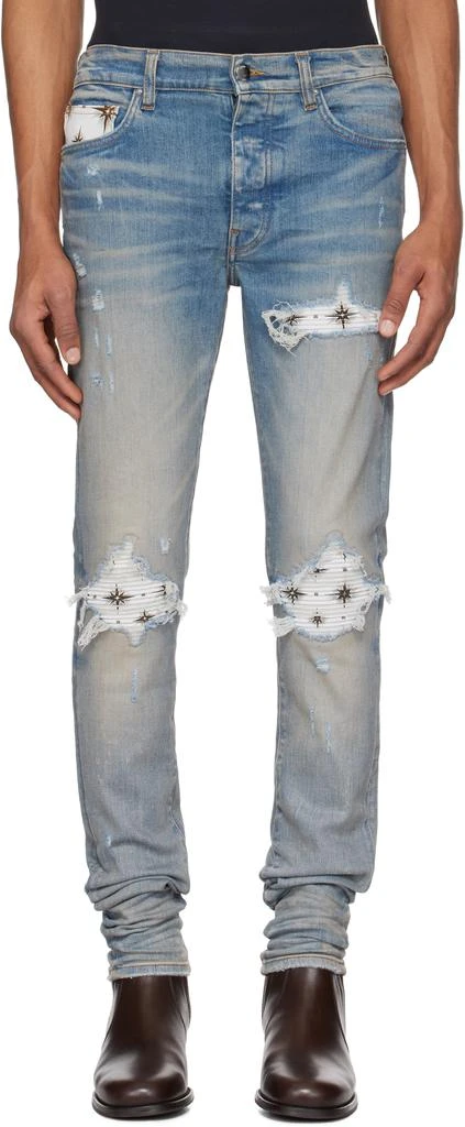 AMIRI Blue Micro Stardust MX1 Jeans 1