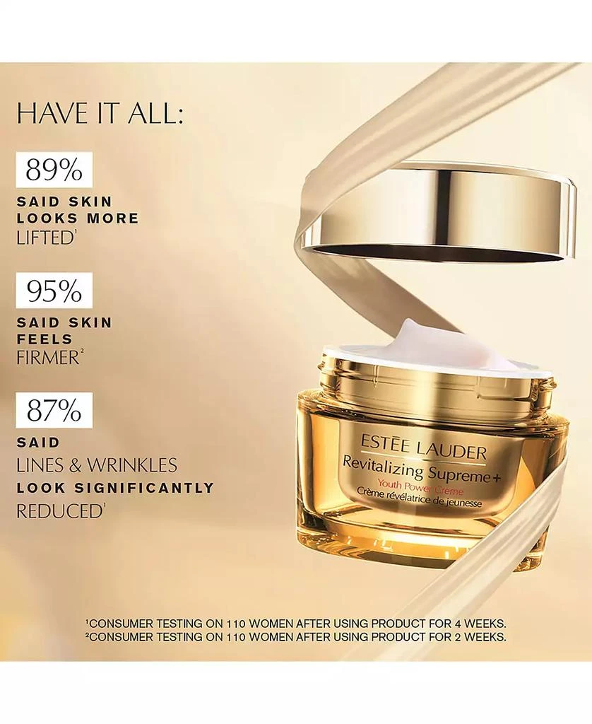 Estée Lauder Revitalizing Supreme+ Youth Power Cream Moisturizer with Hyaluronic Acid & Peptides, 2.5 oz. 12