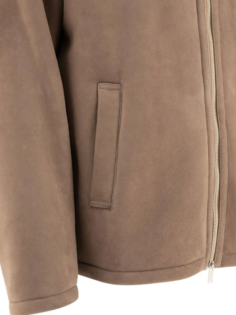 LARDINI Lardini Zip-Up Hooded Jacket 4