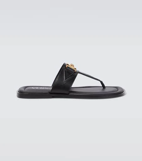 Versace Medusa leather thong sandals 1