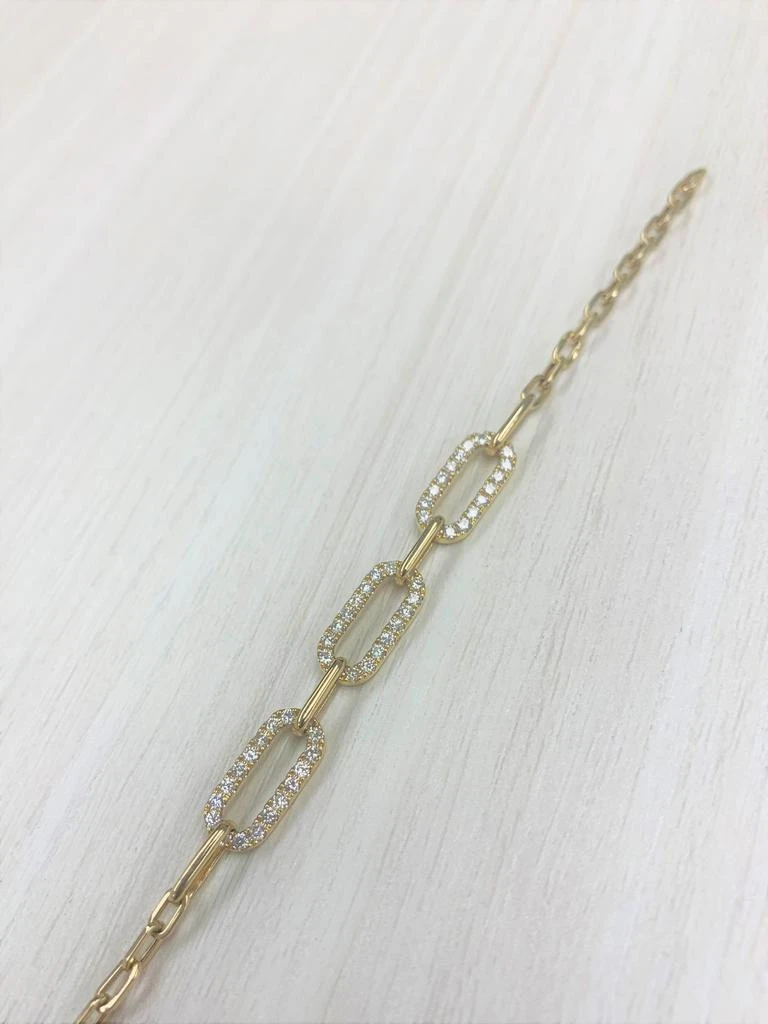 Sabrina Designs 14k Gold & Diamond Link Bracelet 2