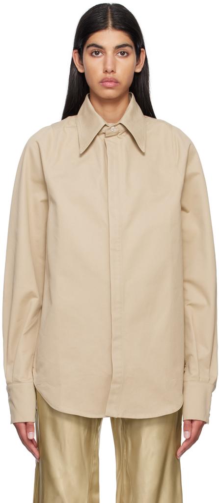 Bianca Saunders Beige Row Back Shirt