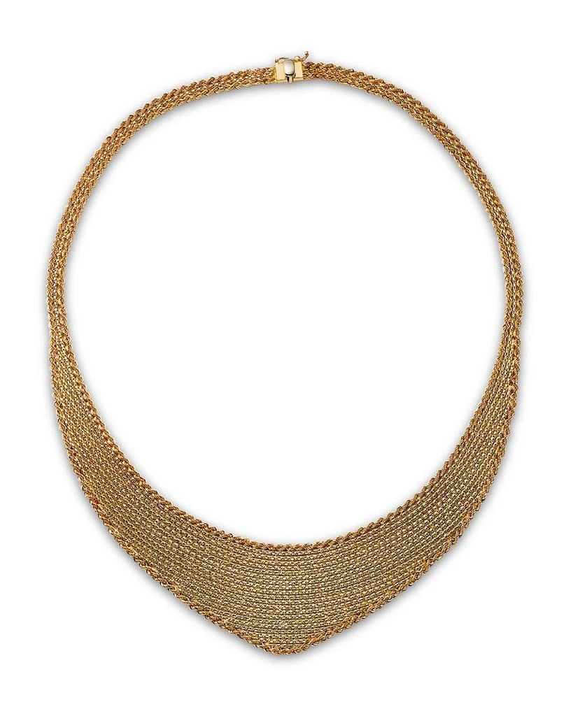 Alberto Amati 14K Yellow Gold Mesh Rope Necklace, 17" 1