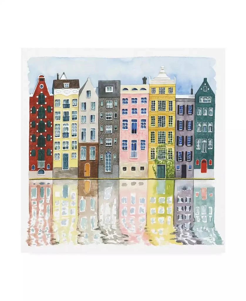 Trademark Global Grace Popp Neighborhood II Canvas Art - 19.5" x 26"