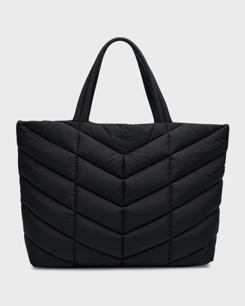 Yves Saint Laurent Men's Nylon Puffer Tote Bag 1