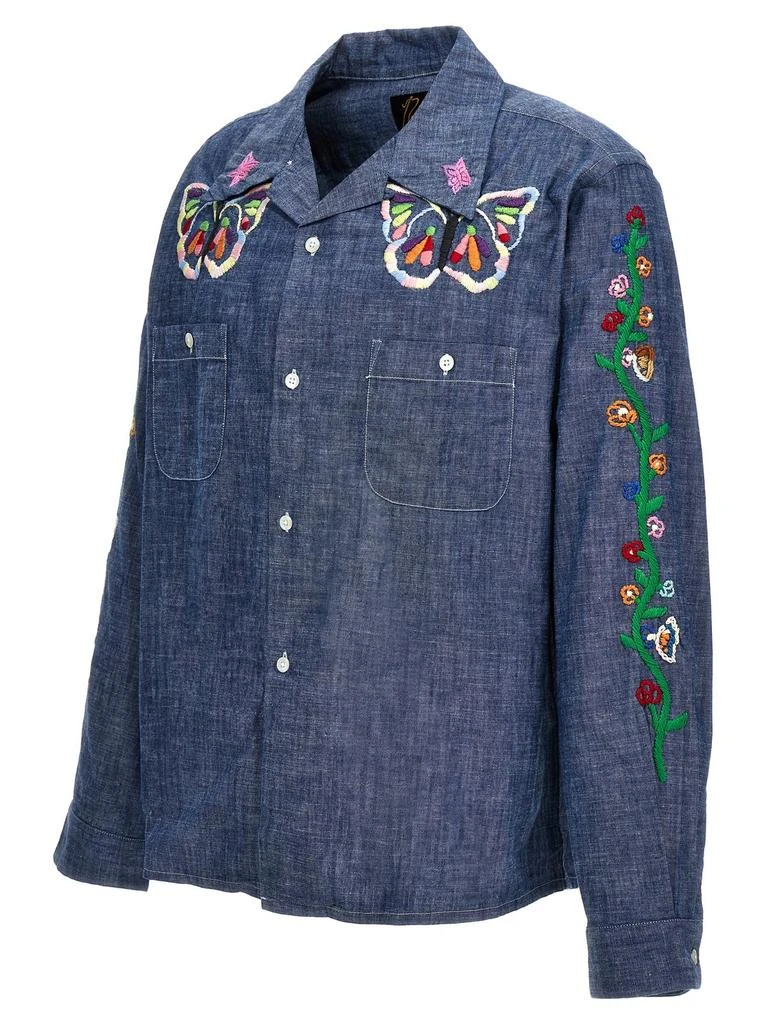 Needles Needles Chambray Embroidery Shirt 3