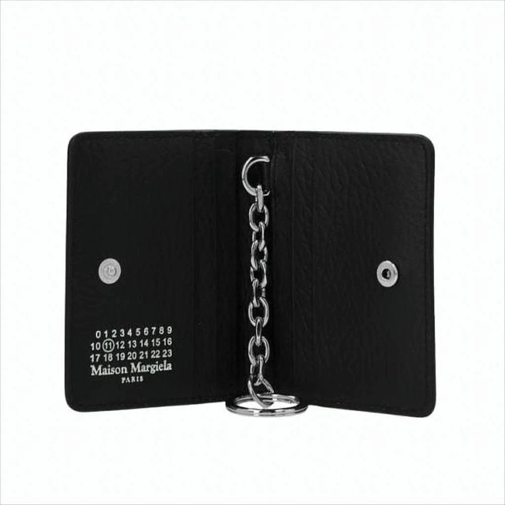 MAISON MARGIELA Rectangular Wallet in Textured Calf Leather 4