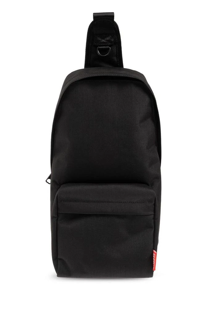 Diesel Diesel Logo Detailed Zipped Shoulder Backpack 1