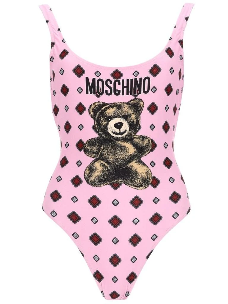 Moschino Moschino Teddy Print Swimsuit