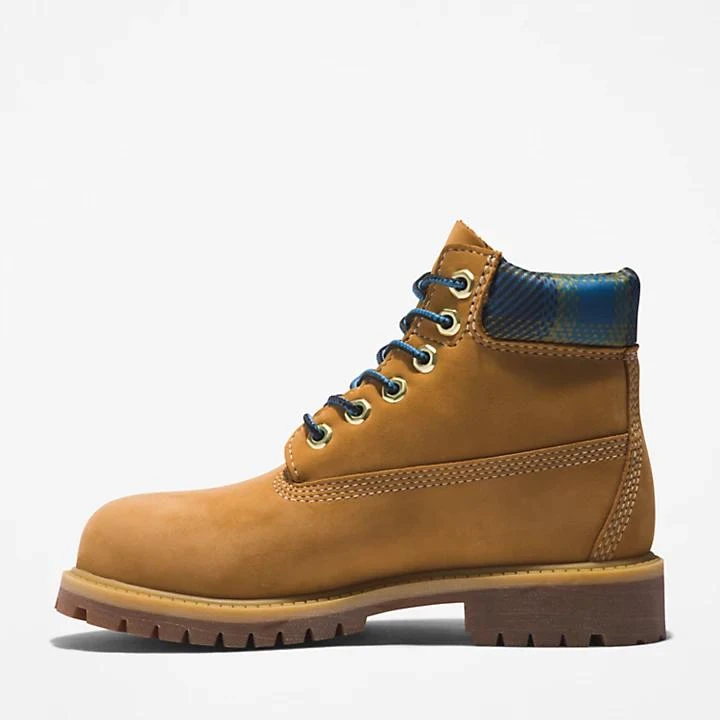 Timberland Timberland® Premium 6 Inch Boot for Youth in Yellow/Blue 6