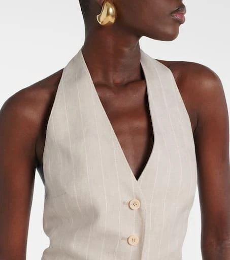Max Mara Sauro linen vest 4