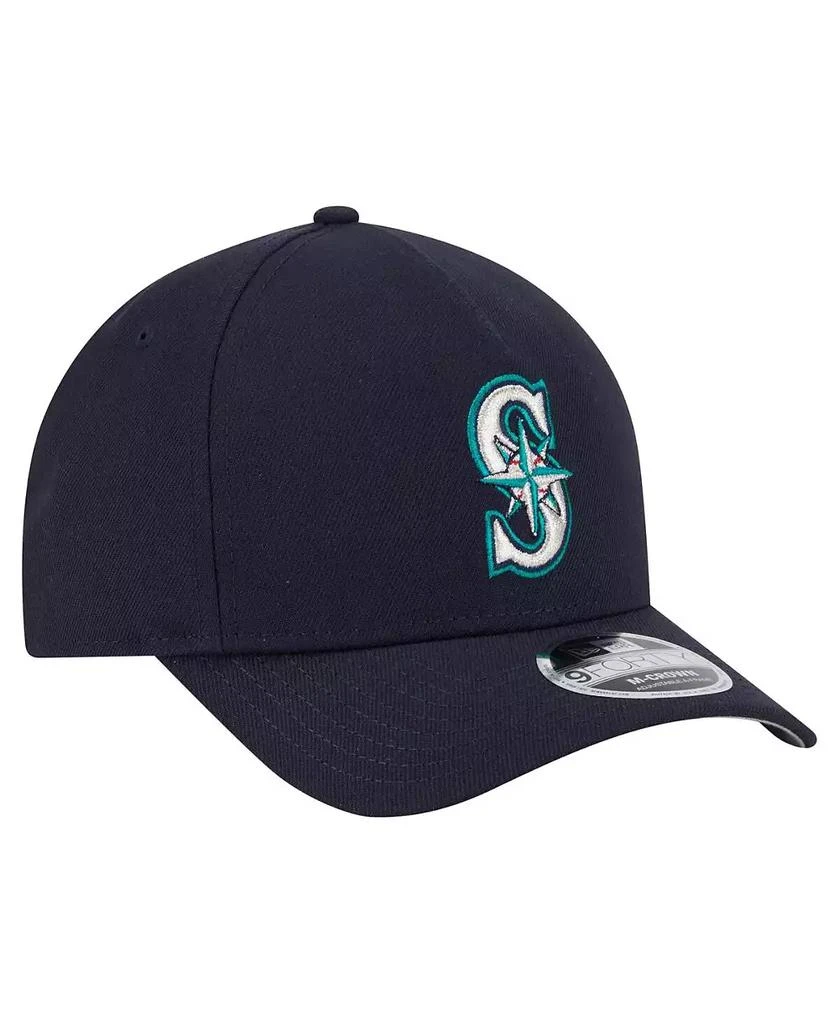 New Era Men's Navy Seattle Mariners 9FORTY M-Crown Adjustable Hat 4