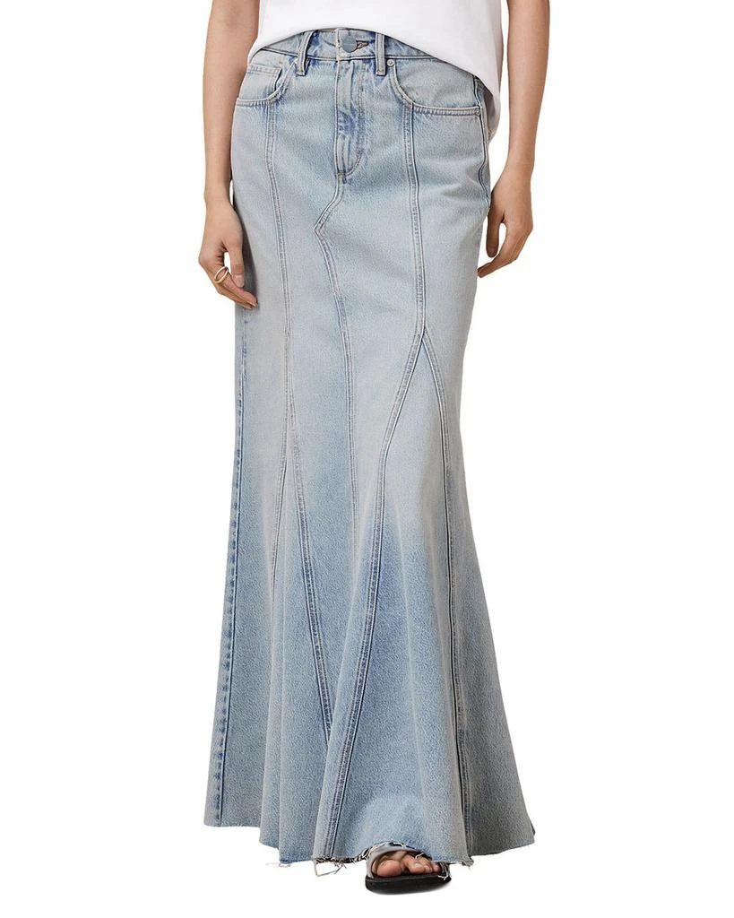 ALL SAINTS Alma Denim Maxi Skirt 1