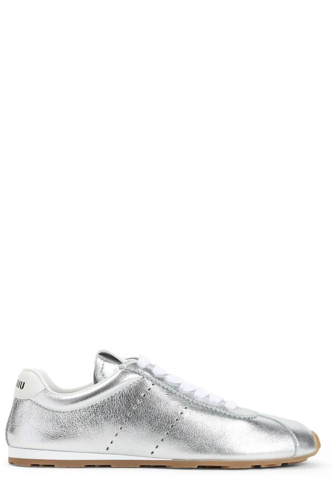 Miu Miu Miu Miu Logo-Patch Lace-Up Sneakers 1