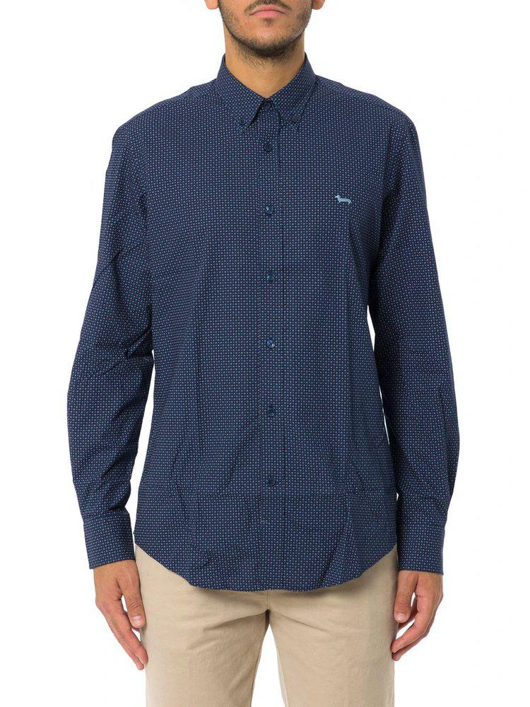 Harmont & Blaine Harmont & Blaine Tie Patterned Shirt 1