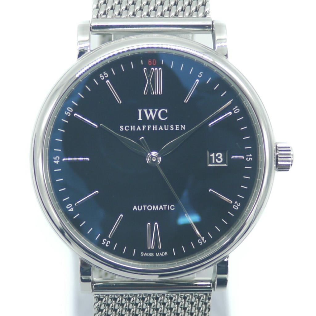 IWC Schaffhausen Iwc Stainless Steel Wristwatch (Pre-Owned)
