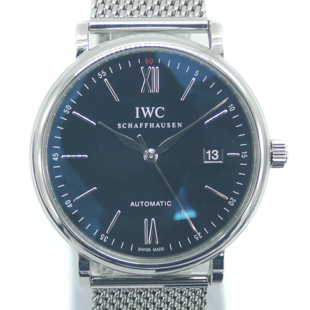 IWC Schaffhausen Iwc Stainless Steel Wristwatch (Pre-Owned) 1