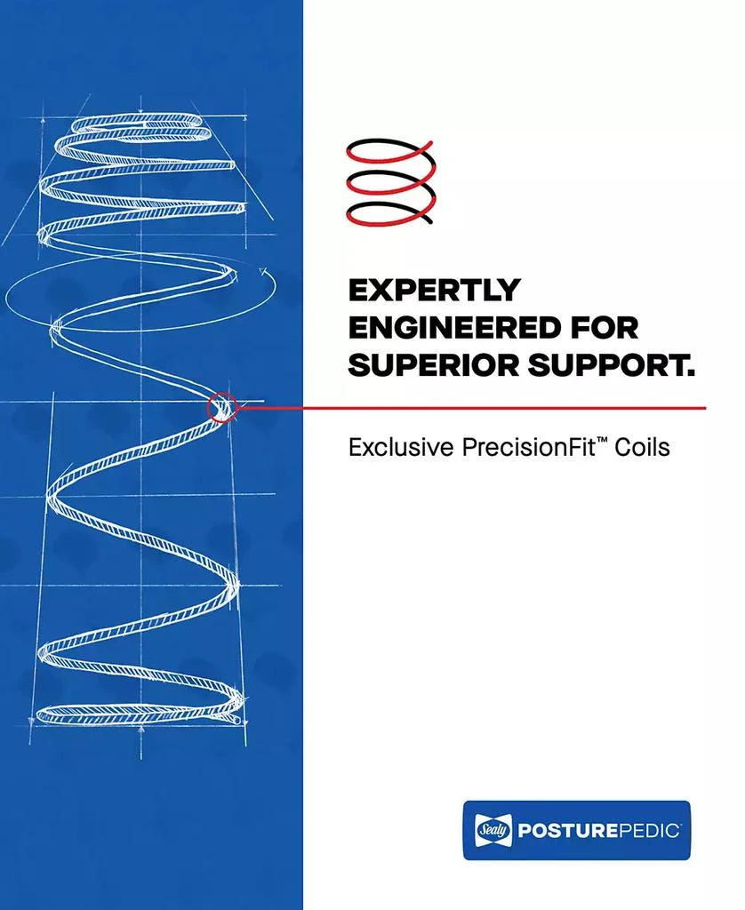 Sealy Posturepedic Elite Brenham II 16" Medium Euro Pillow Top Mattress Collection 9