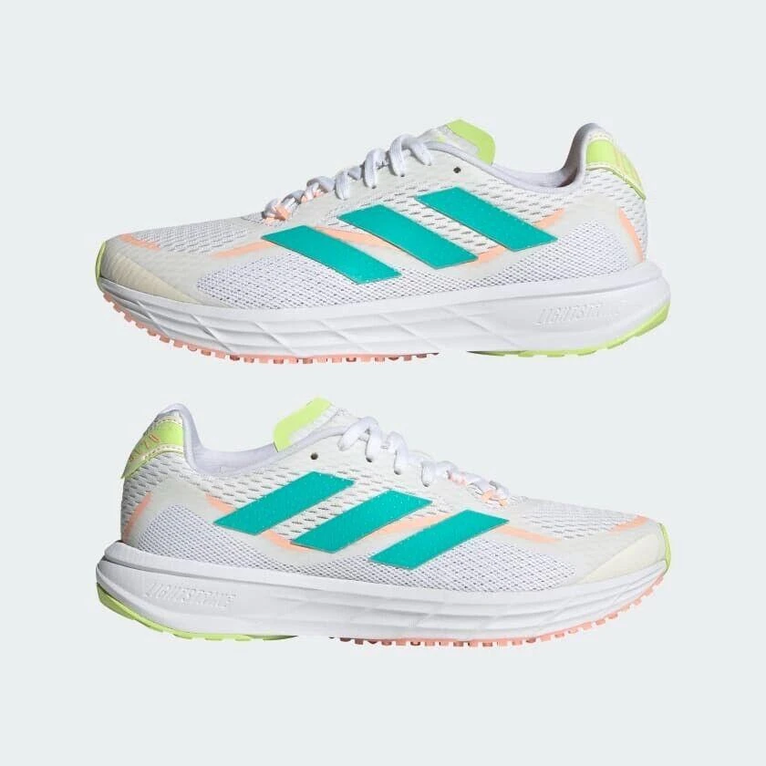 adidas Adidas SL20.3 GY0562 Womens White/Mint Rush Athletic Running Sneaker Shoes RS268 6