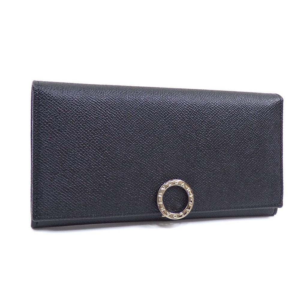 BVLGARI Leather Long Wallet (Bi-Fold) (Pre-Owned)