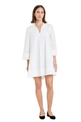 English Factory Factory A Line Kaftan Collar Dress 1